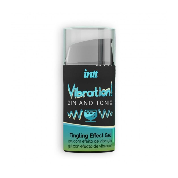 Рідкий вібратор Intt Vibration Gin Tonic (15 мл) (м'яте паковання!!!)