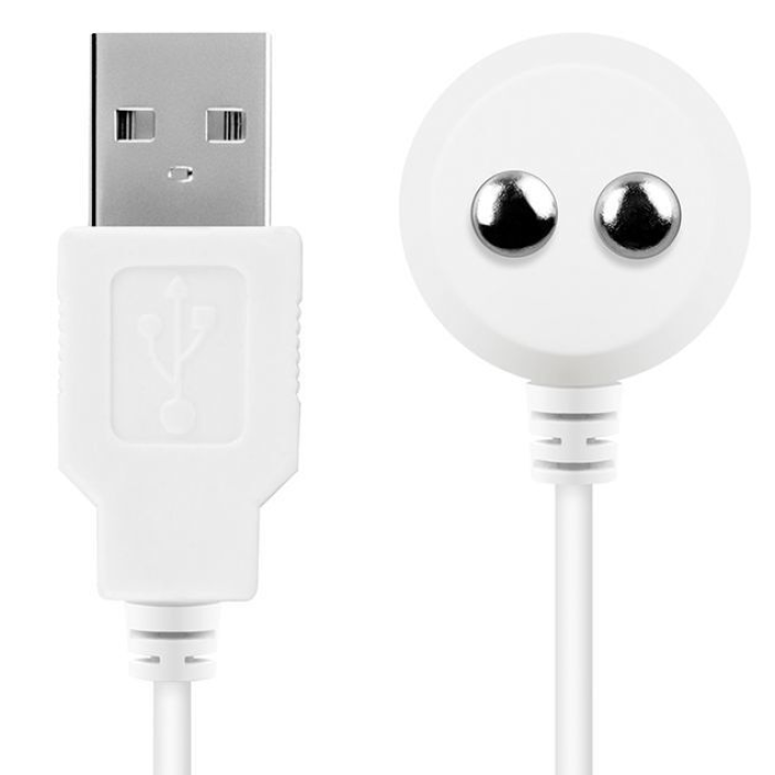 Зарядка (запасний кабель) для іграшок Satisfyer USB charging cable White (м'яте паковання!!!)