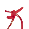 Подвійний страпон Fetish Tentation Strap-On with Double Dildo Red (м'яте паковання!!!)