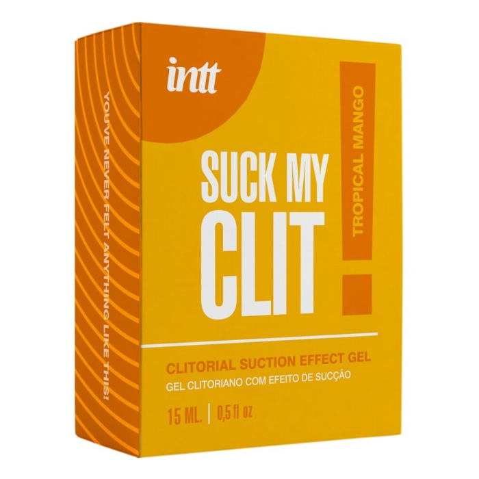 Смоктайзер для клітора Intt Suck My Clit Tropical Mango (15 мл), манго, гель з ефектом посмоктування