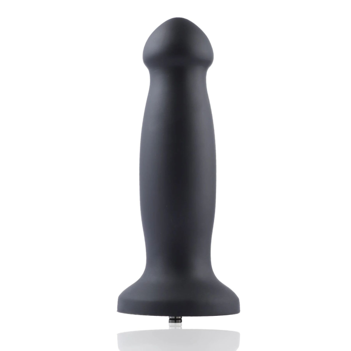 Силіконовий фалоімітатор для секс-машин Hismith 7.2" Black Silicone Anal Dildo, система KlicLok