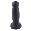 Силіконовий фалоімітатор для секс-машин Hismith 7.2" Black Silicone Anal Dildo, система KlicLok