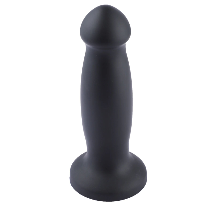 Силіконовий фалоімітатор для секс-машин Hismith 7.2" Black Silicone Anal Dildo, система KlicLok
