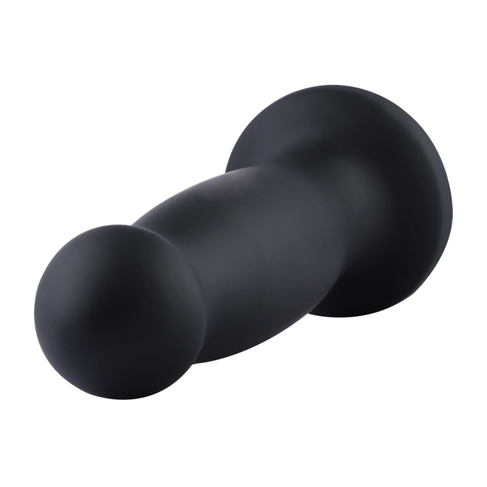 Силіконовий фалоімітатор для секс-машин Hismith 7.2" Black Silicone Anal Dildo, система KlicLok