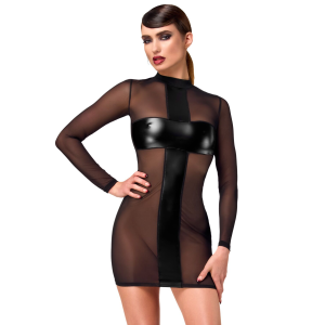 Сукня Noir Handmade F369 Crossfire Mesh & Wetlook Mini dress XL
