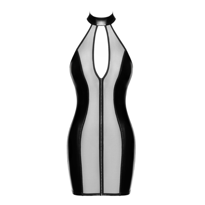 Сукня Noir Handmade F370 Luxuria Crystal Sheer Mini Dress L