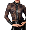 Блуза Noir Handmade F377 Noirelle Lace Button-up Shirt XS