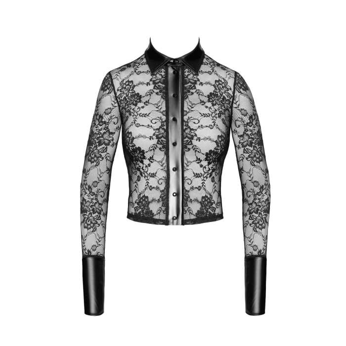 Блуза Noir Handmade F377 Noirelle Lace Button-up Shirt L