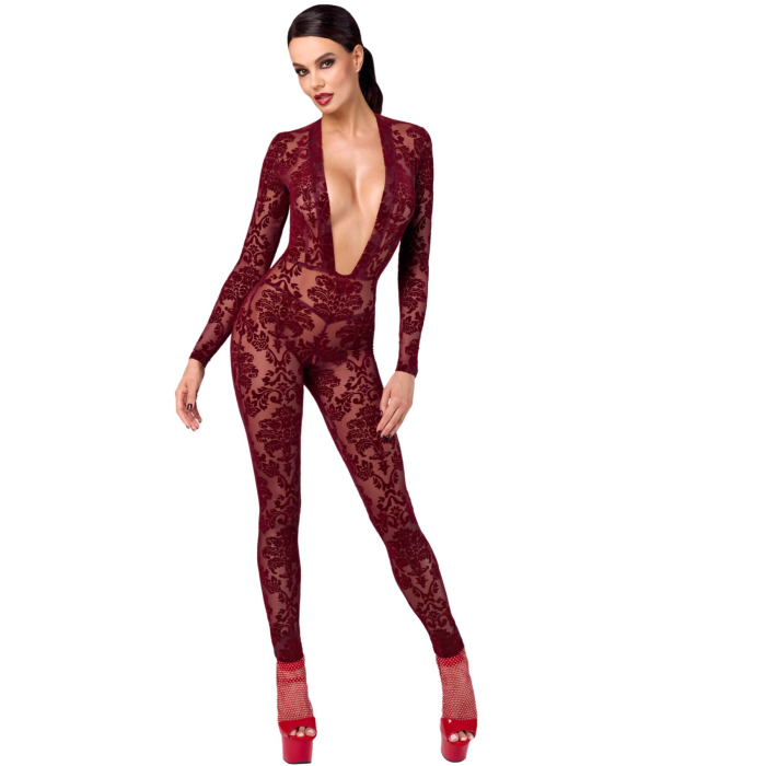 Бодістокінг Noir Handmade F382 Kink Royal Catsuit XL