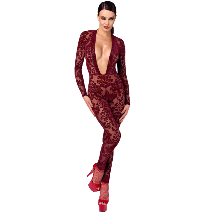 Бодістокінг Noir Handmade F382 Kink Royal Catsuit XL