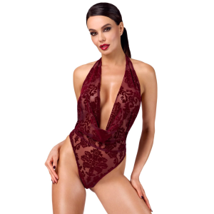 Боді Noir Handmade F386 Kink Royal cascade bodysuit M