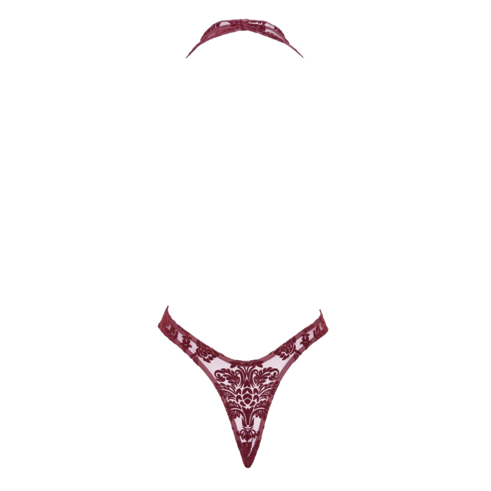 Боді Noir Handmade F386 Kink Royal cascade bodysuit XL