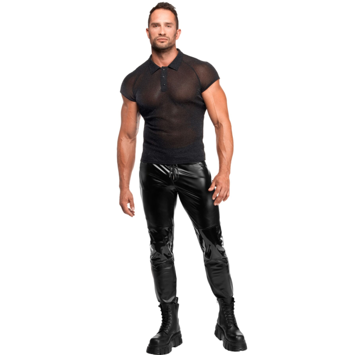 Чоловіче поло Noir Handmade H082 Onyx veil polo L