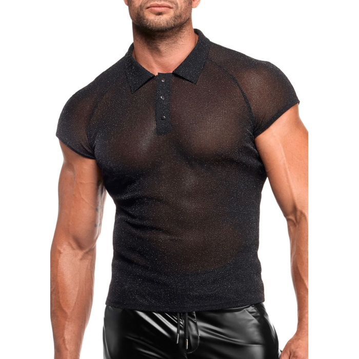 Чоловіче поло Noir Handmade H082 Onyx veil polo XL