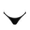 Трусики Noir Handmade P014 Dominae PVC panty with silver clasp L