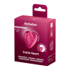 Вакуумний стимулятор-серце з вібрацією Satisfyer Cutie Heart Battery Series