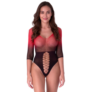 Бодістокінг Passion BS118 black/red