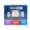 Розпродаж!!! Набір Swiss Navy Weekend Fun Pack 3 х 30 мл (термін 05.03.2027)
