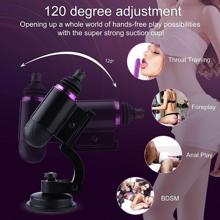 Міні секс-машина Hismith Mini Capsule Sex-Machine with Strong Suction Cup (м'ята паковання!!!)