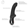 Вібратор для точки G Fun Factory TIGER Black, ребристий, підходить для анальної стимуляції