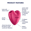 Вакуумний стимулятор-серце з вібрацією Satisfyer Cutie Heart Battery Series (м'яте паковання!!!)