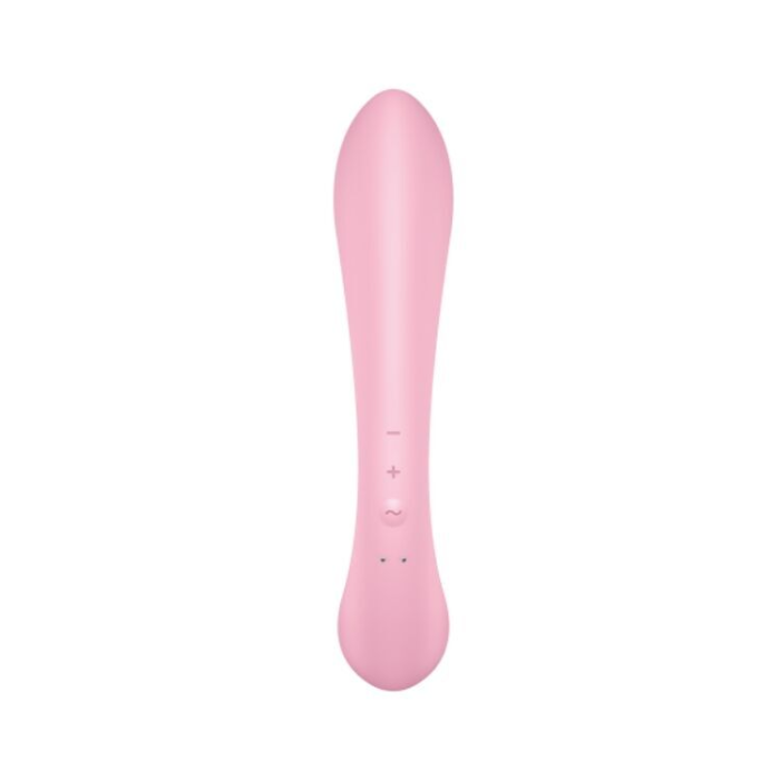 Двосторонній вібратор-кролик Satisfyer Triple Oh Pink (м'яте паковання!!!)