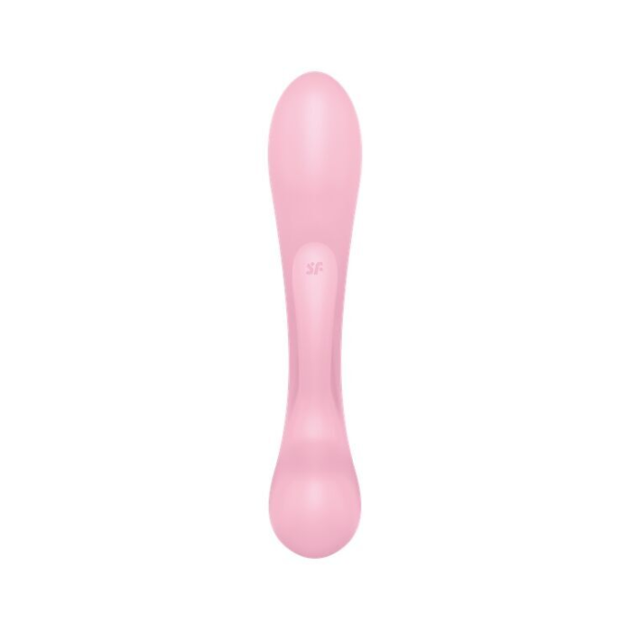 Двосторонній вібратор-кролик Satisfyer Triple Oh Pink (м'яте паковання!!!)
