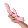 Двосторонній вібратор-кролик Satisfyer Triple Oh Pink (м'яте паковання!!!)