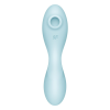 Вакуумний смарт-стимулятор із вібрацією Satisfyer Curvy Trinity 5 (Blue) (м'яте паковання!!!)