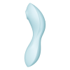 Вакуумний смарт-стимулятор із вібрацією Satisfyer Curvy Trinity 5 (Blue) (м'яте паковання!!!)