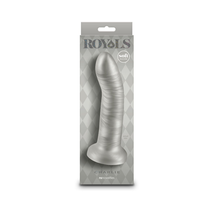 Дилдо NS Novelties Royals - 7" Charlie - Metallic Champagne