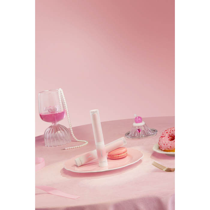 Ліпстик-вібратор KISSTOY Pop Cherry, 7 режимів, 2 мотори, гнучкий, підігрівання