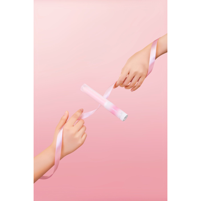 Ліпстик-вібратор KISSTOY Pop Cherry, 7 режимів, 2 мотори, гнучкий, підігрівання