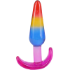 Набір анальних пробок Doc Johnson Crystal Jellies - Anal Trainer Set - Rainbow