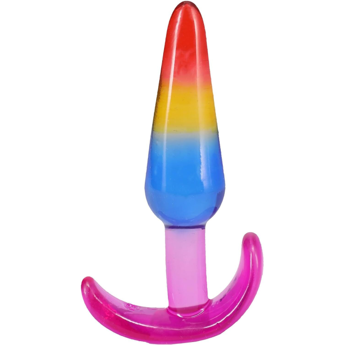 Набір анальних пробок Doc Johnson Crystal Jellies - Anal Trainer Set - Rainbow