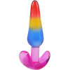 Набір анальних пробок Doc Johnson Crystal Jellies - Anal Trainer Set - Rainbow
