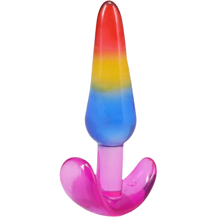 Набір анальних пробок Doc Johnson Crystal Jellies - Anal Trainer Set - Rainbow
