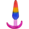 Набір анальних пробок Doc Johnson Crystal Jellies - Anal Trainer Set - Rainbow