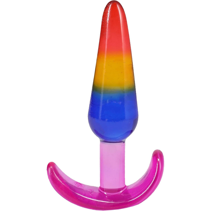 Набір анальних пробок Doc Johnson Crystal Jellies - Anal Trainer Set - Rainbow