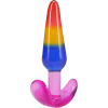 Набір анальних пробок Doc Johnson Crystal Jellies - Anal Trainer Set - Rainbow