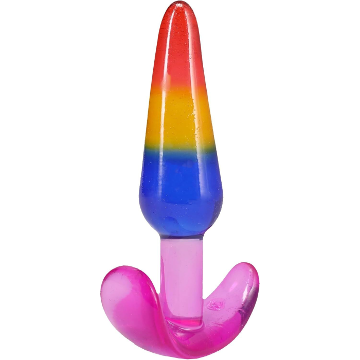 Набір анальних пробок Doc Johnson Crystal Jellies - Anal Trainer Set - Rainbow