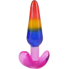 Набір анальних пробок Doc Johnson Crystal Jellies - Anal Trainer Set - Rainbow