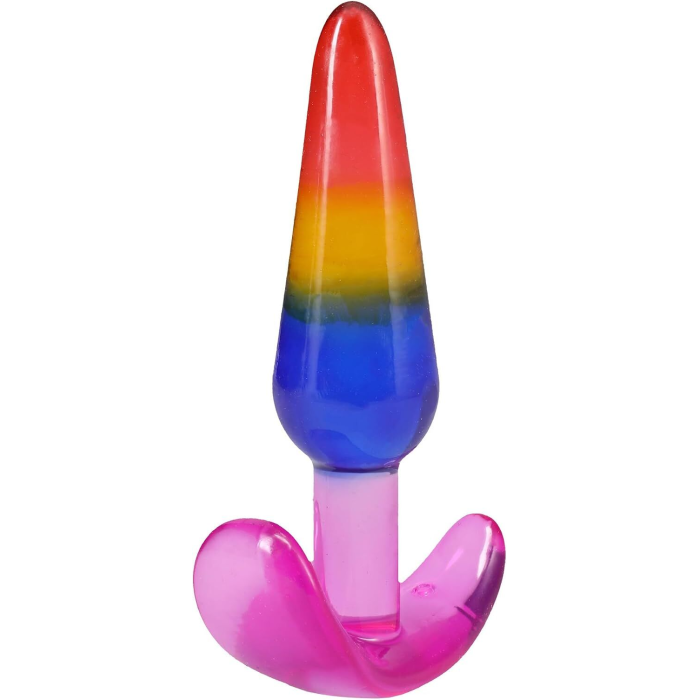 Набір анальних пробок Doc Johnson Crystal Jellies - Anal Trainer Set - Rainbow