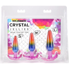 Набір анальних пробок Doc Johnson Crystal Jellies - Anal Trainer Set - Rainbow