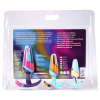 Набір анальних пробок Doc Johnson Mood Naughty 1 Kaleidoscope Trainer Set