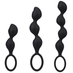 Набір анальних іграшок Doc Johnson Mood Naughty Contour Beads Trainer Set