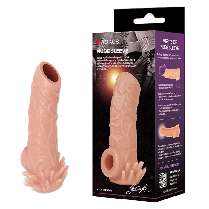 Насадка на член Kokos Nude Sleeve NS 005 S