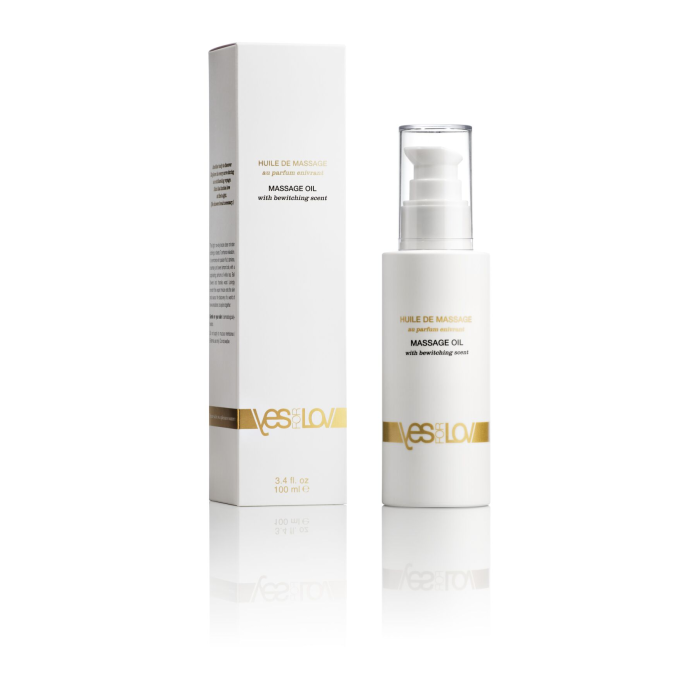 Масажна олія YESforLOV MASSAGE OIL with bewitching scent 100 мл, квітковий аромат