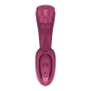Вагінально-кліторальний вібратор Satisfyer G for Goddess 3 Wine Red, 2 мотори