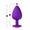Анальна пробка TEMPTASIA BLING PLUG LARGE PURPLE